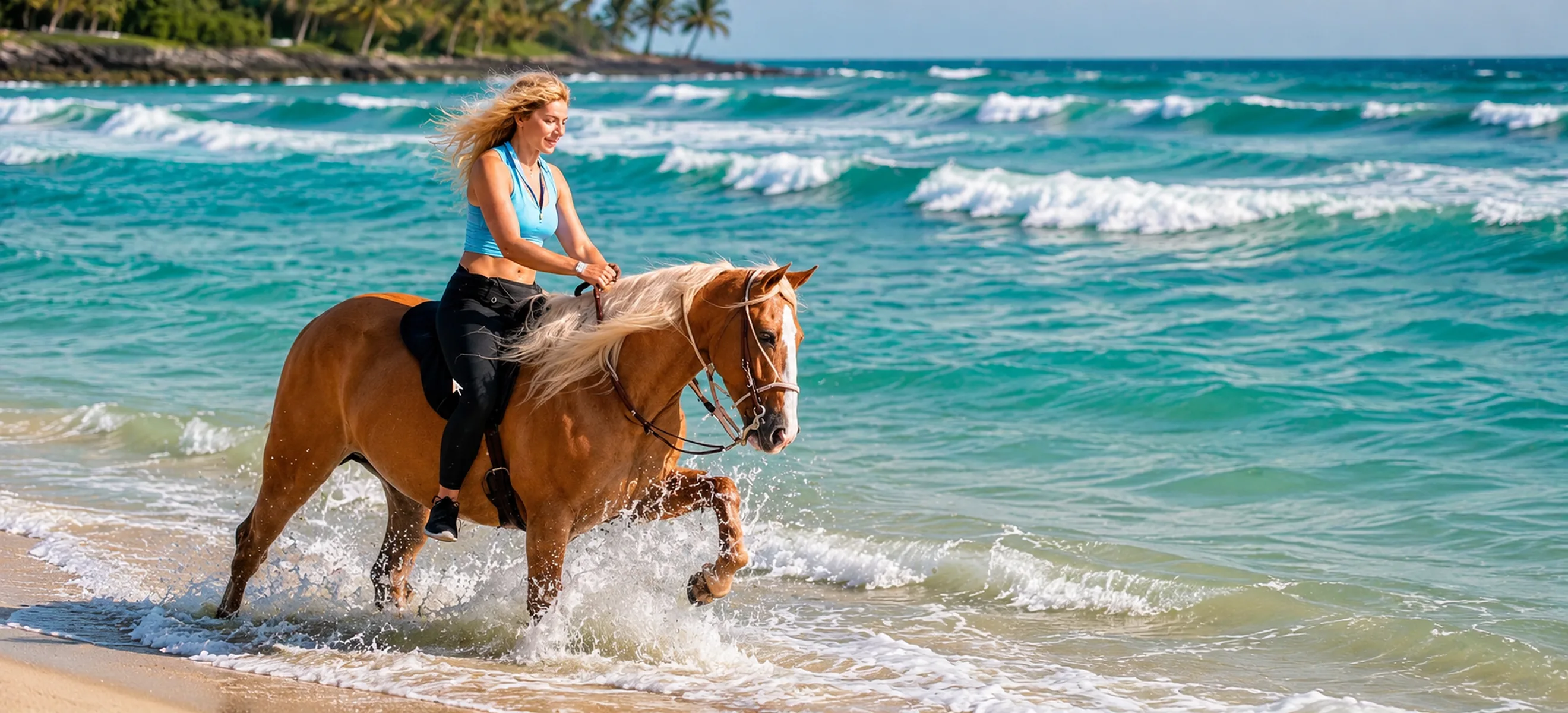 Beach Horse Back Riding