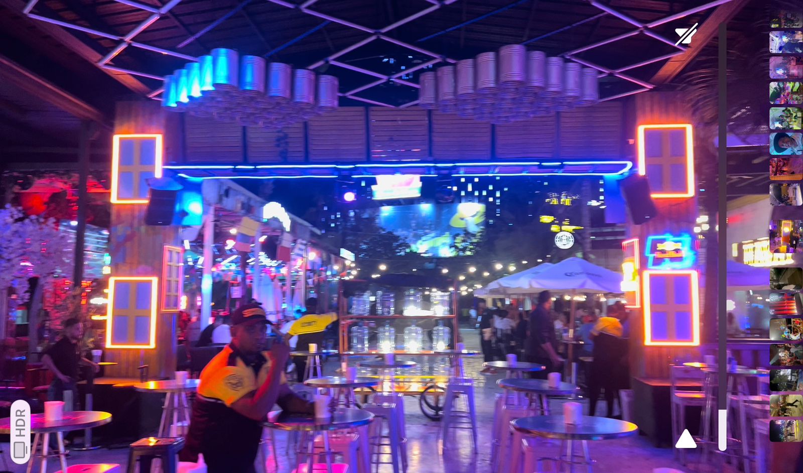 travelers having fun at el patio in Punta cana 